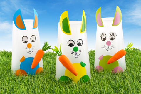 Conejos de Pascua luminosos