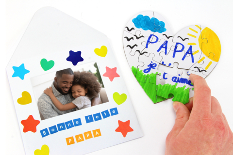Heart Puzzle for Father's Day