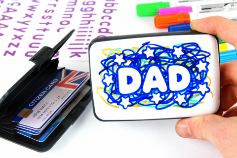 Card Holder (Artistic Scribble)