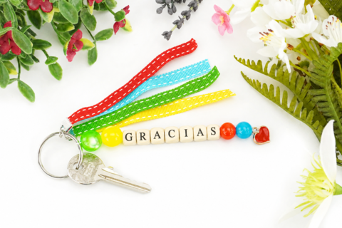Llavero "gracias" (regalo maestra)
