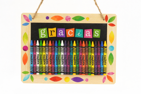 Pizarra "Gracias"