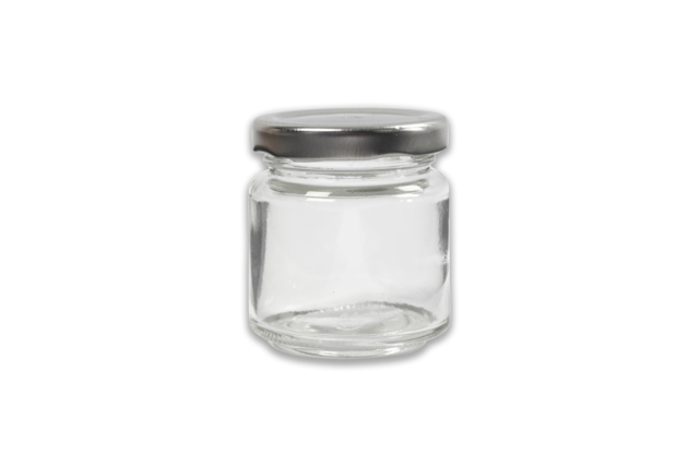12 tarros de vidrio con tapa de 6.5 cm - Supports en Verre - 10doigts.fr