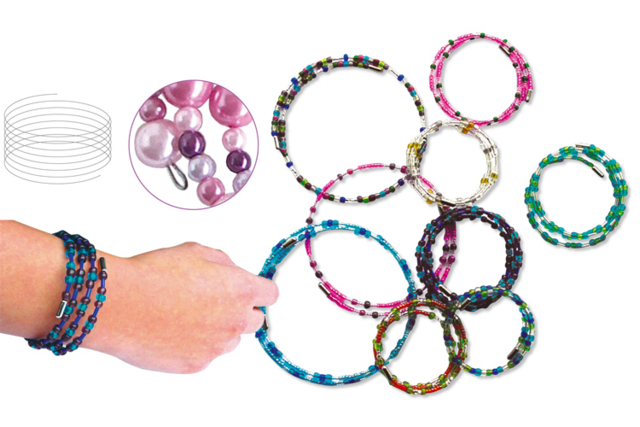 Memory Wire - Bracelet Ø 6 cm - 7 - Bracelets - 10doigts.com - Bracelets - 10doigts.fr