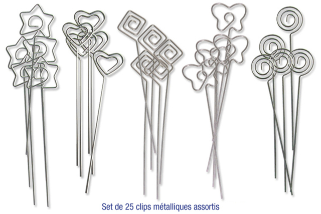 Clips pensador en metal - Clips et mousquetons : les finitions pour vos accessoires DIY - 10doigts.fr