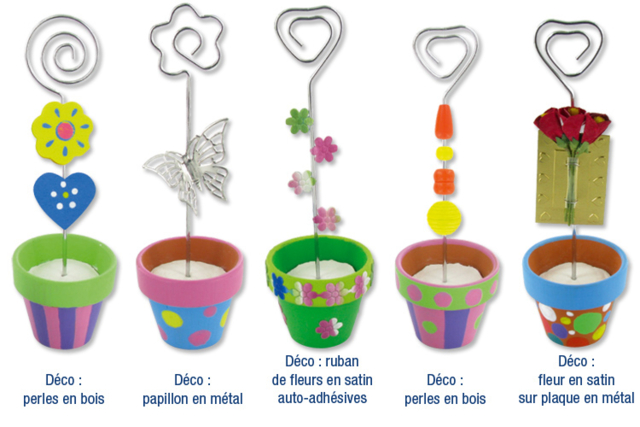 Terracotta Pots - Size of Your Choice - 20 - Decorative Ceramic Supports - 10doigts.com - Supports en céramique à décorer - 10doigts.fr