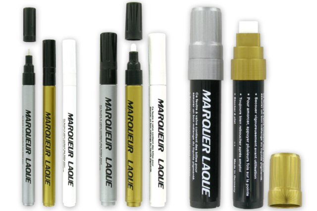 Gomets metalizados - Marqueurs peinture : l'intensité de l'acrylique au bout des doigts - 10doigts.fr