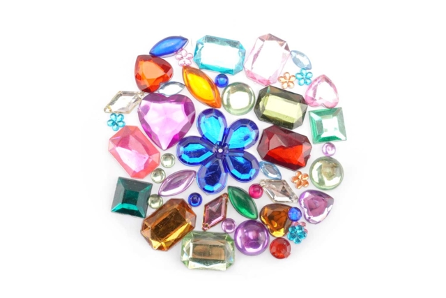 Assorted Rhinestones - 200 pcs - 6 - Rhinestones - 10doigts.com - Strass : apportez de l'éclat à toutes vos créations - 10doigts.fr