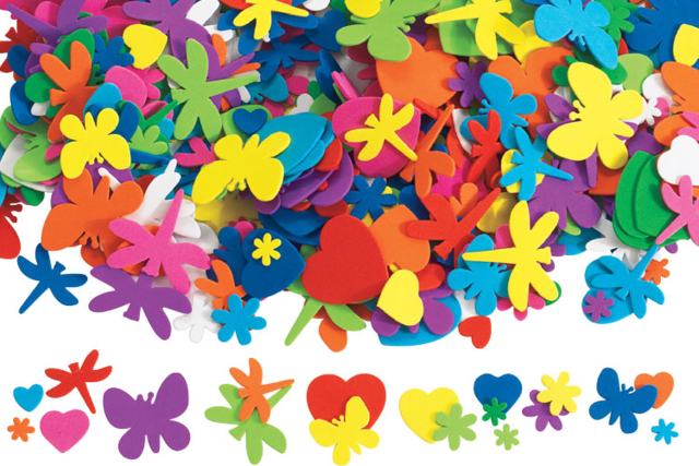 Motivos primaverales de goma suave - Thème Printemps - Eté - 10doigts.fr