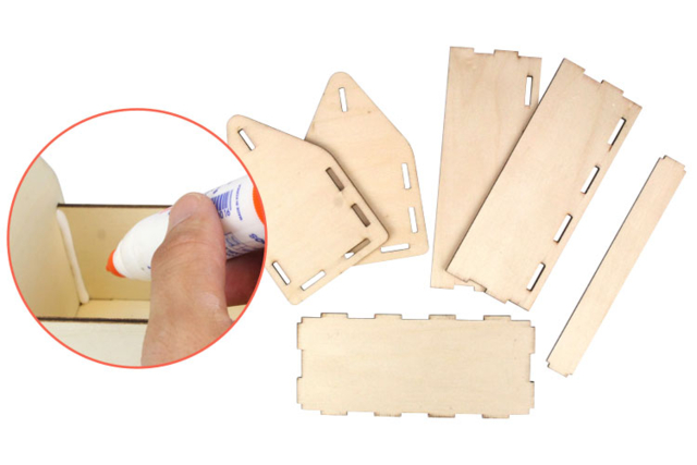 Caja vaciabolsillos - Boîtes en bois - 10doigts.fr