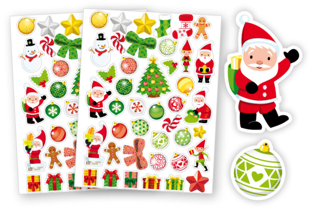 Gomets de Navidad - Gommettes de Noël : autocollants et stickers créatifs pour enfants - 10doigts.fr