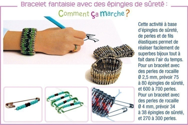 Set de épingles de seguridad - Broches - 10doigts.fr