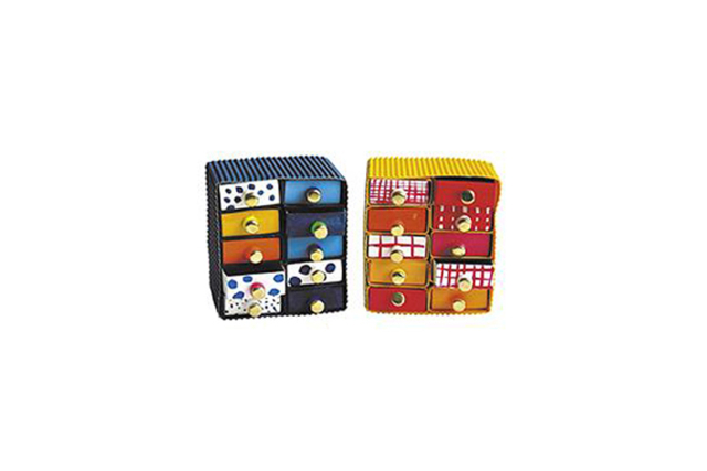 Set de 10 cajas de fósforos en cartón blanco - Boîtes et corbeilles en carton - 10doigts.fr