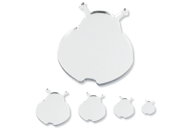 Espejos adhesivos - mariquita - Miroirs à coller - 10doigts.fr