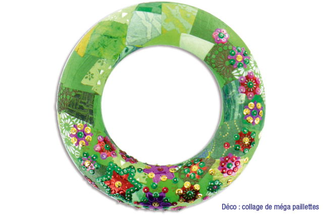 22 cm Styrofoam Wreath - 9 - Decorative Shapes - Styrofoam - 10doigts.com - Formes à décorer - Polystyrène - 10doigts.fr