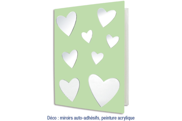 Álbum de fotos corazones - Albums et carnets à personnaliser - 10doigts.fr