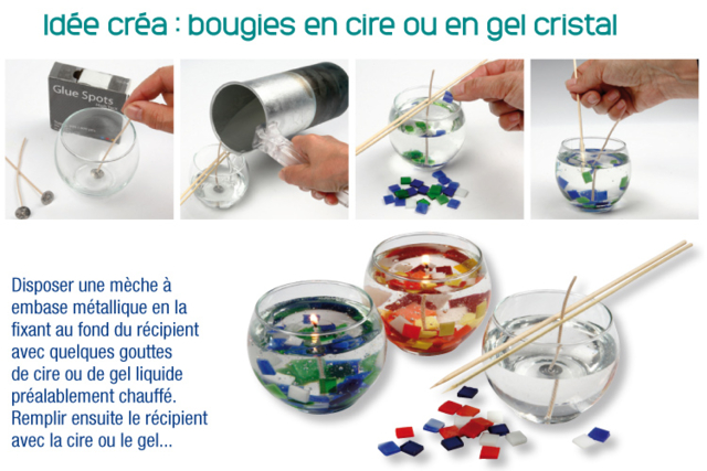 Gel para vela transparente - 500 ml - 5 - Ceras Velas - 10doigts.com - Cires Bougies - 10doigts.fr