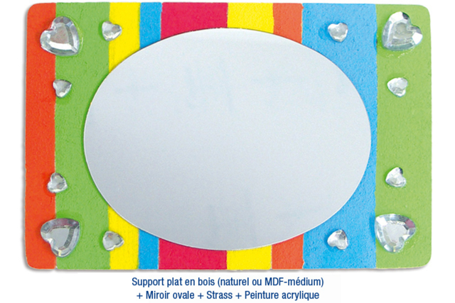 Soportes de platos de madera media (MDF): idea creativa - Supports Mosaïques - 10doigts.fr
