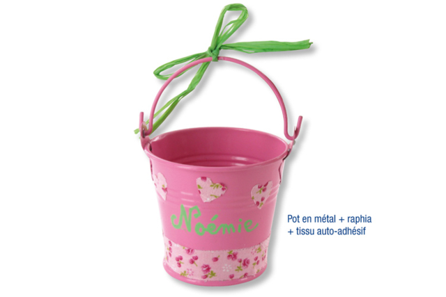 Mini Metal Bucket - 8 - Metal Supports - 10doigts.com - Supports en Métal - 10doigts.fr