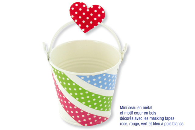 Mini Metal Bucket - 10 - Metal Supports - 10doigts.com - Supports en Métal - 10doigts.fr