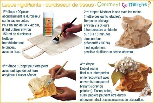 Fabric booster endurecedor de tela - Colles tissu - 10doigts.fr