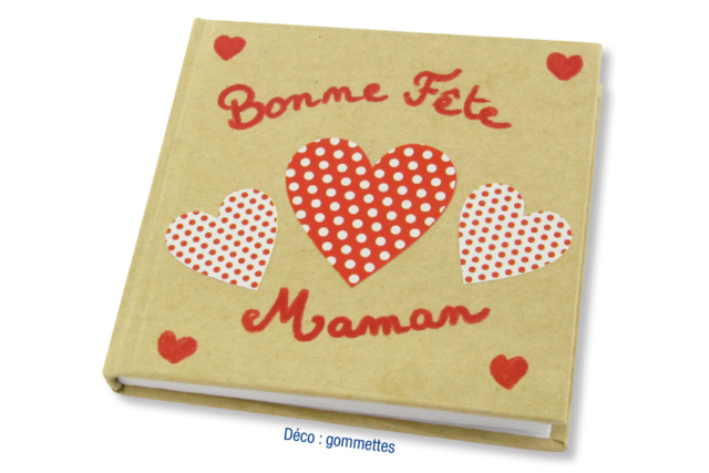 Idea Crea en cuaderno de cartón papel maché - Albums et carnets à personnaliser - 10doigts.fr