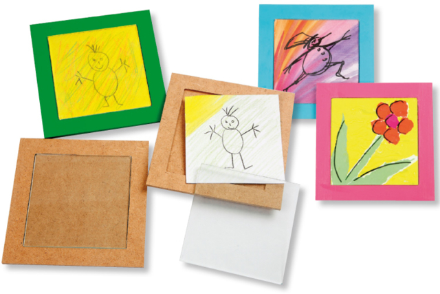Glass Coaster - 6 Pieces - 8 - Glass Supports - 10doigts.com - Supports en Verre - 10doigts.fr