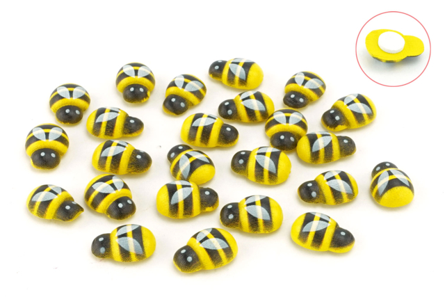 Abeja madera pintada - Déco en bois peints - 10doigts.fr