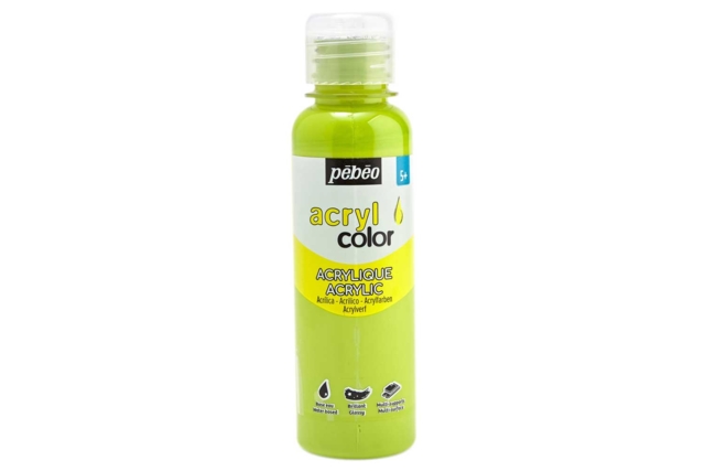 Acrylic Color Glossy 150 ml - Green - Peinture acrylique satinée, brillante - 10doigts.fr