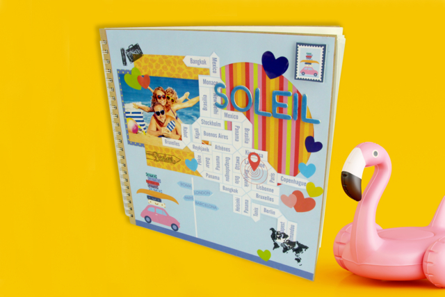 Álbum de vacaciones Scrapbooking - Gommettes cœur : des cœurs adhésifs pour vos activités créatives - 10doigts.fr