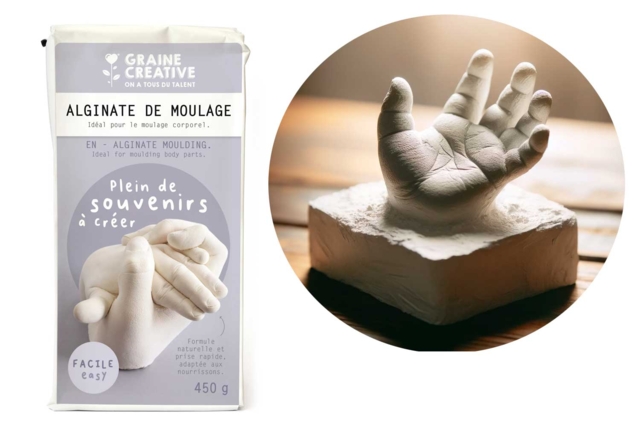 Alginate de fraguado rápido - 450 gr - Empreinte - Modelage et moulage - 10doigts.fr