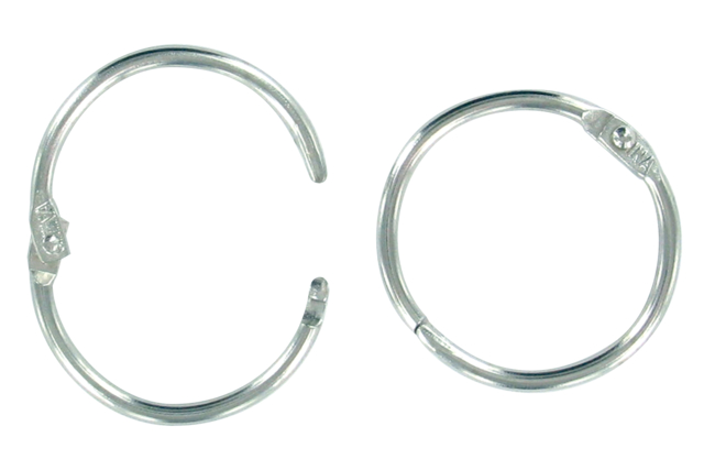 Silver Metal Clip Rings - 10 Pieces - 1 - Keychains - 10doigts.com - Porte-clés - 10doigts.fr