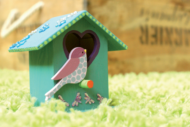 árbol de pájaros - Déco en bois peints - 10doigts.fr