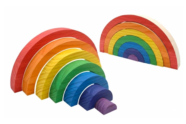 Arc-en-ciel en bois - 2 - Wooden Games and Toys - 10doigts.com - Jeux et Jouets en bois - 10doigts.fr