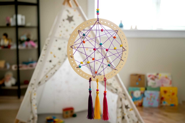 kit atrapasueños - Kits attrape-rêves : créez une décoration poétique unique - 10doigts.fr