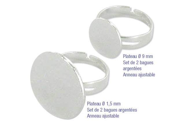 Anillos ajustables de bandeja - Bagues - Supports pour Bijoux - 10doigts.fr