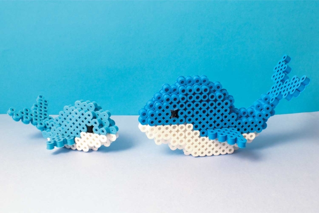 XXL Fluorescent Ironing Beads - 1000 Beads - 5 - 1 cm Fuse Beads - 10doigts.com - Perles à repasser 1 cm - 10doigts.fr