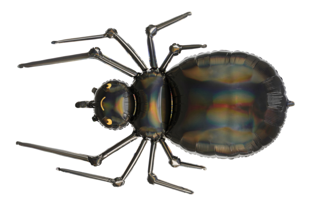 XXL Spider Balloon in Aluminum - 1 - Halloween Balloons - 10doigts.com - Ballons d'halloween - 10doigts.fr