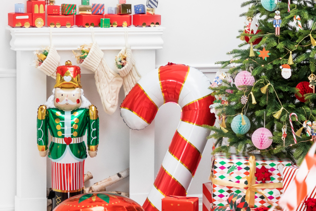 globo cascanueces deco navidad - Ballons, guirlandes, serpentins - 10doigts.fr