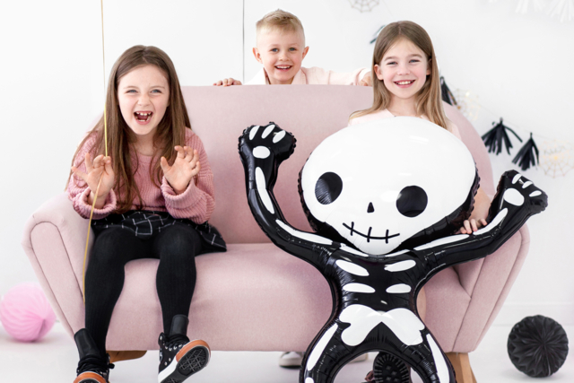 XXL Aluminum Skeleton Balloon - 3 - Halloween Balloons - 10doigts.com - Ballons d'halloween - 10doigts.fr