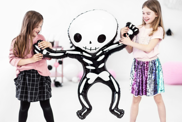 XXL Aluminum Skeleton Balloon - 2 - Halloween Balloons - 10doigts.com - Ballons d'halloween - 10doigts.fr