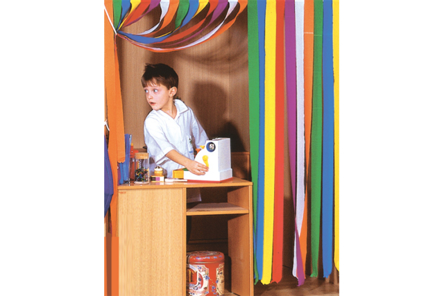 bandas de papel crepé - colores surtidos - Papier crépon - 10doigts.fr