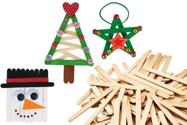 bastón esquimal navidad - Accessoires en bois - 10doigts.fr