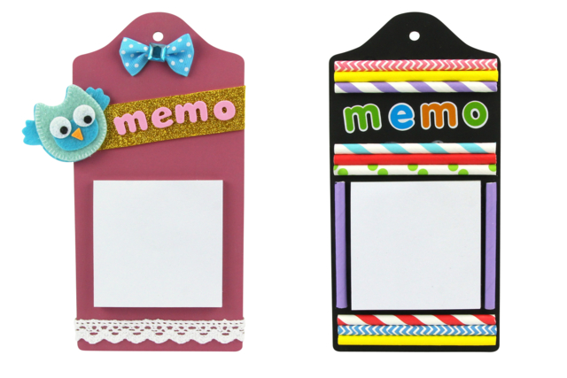 Memo Kit: Wooden Boards + Notepads - 6 Pieces - 2 - Notebooks - 10doigts.com - Blocs notes - 10doigts.fr