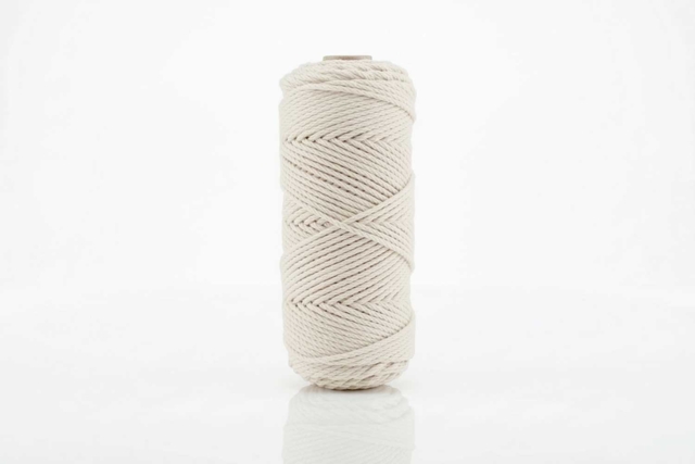 Natural Cotton Reel, Ø 2.5 mm - 1 - Natural Twine - 10doigts.com - Cordes & ficelles naturelles - 10doigts.fr