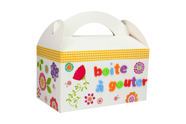 White Cardboard Snack Boxes - 6 Pieces - 2 - Cardboard Boxes and Baskets - 10doigts.com - Boîtes et corbeilles en carton - 10doigts.fr