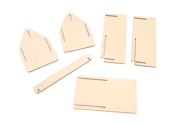 Caja de herramientas con compartimentos - Boîtes en bois - 10doigts.fr