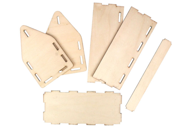 Caja organizadora - Boîtes en bois - 10doigts.fr