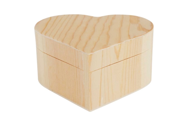 Caja corazón - Boîtes en bois - 10doigts.fr