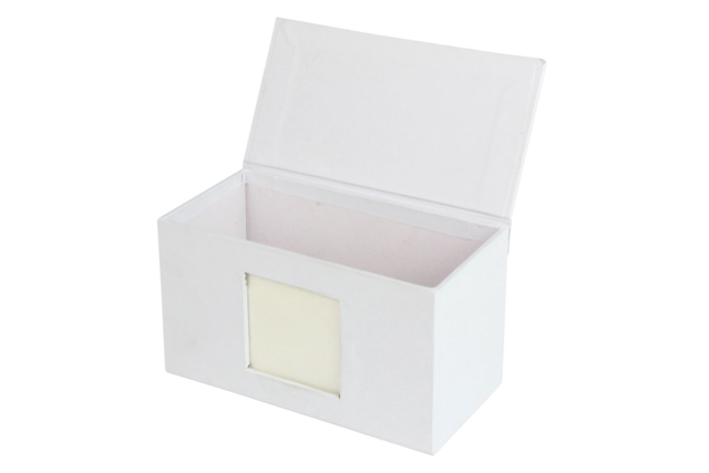 caja blanca para decorar  - Boîtes et corbeilles en carton - 10doigts.fr
