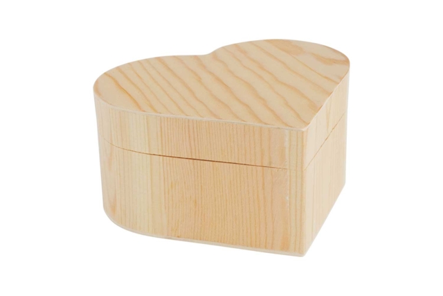 Caja corazón en madera imantada - Boîtes en bois - 10doigts.fr